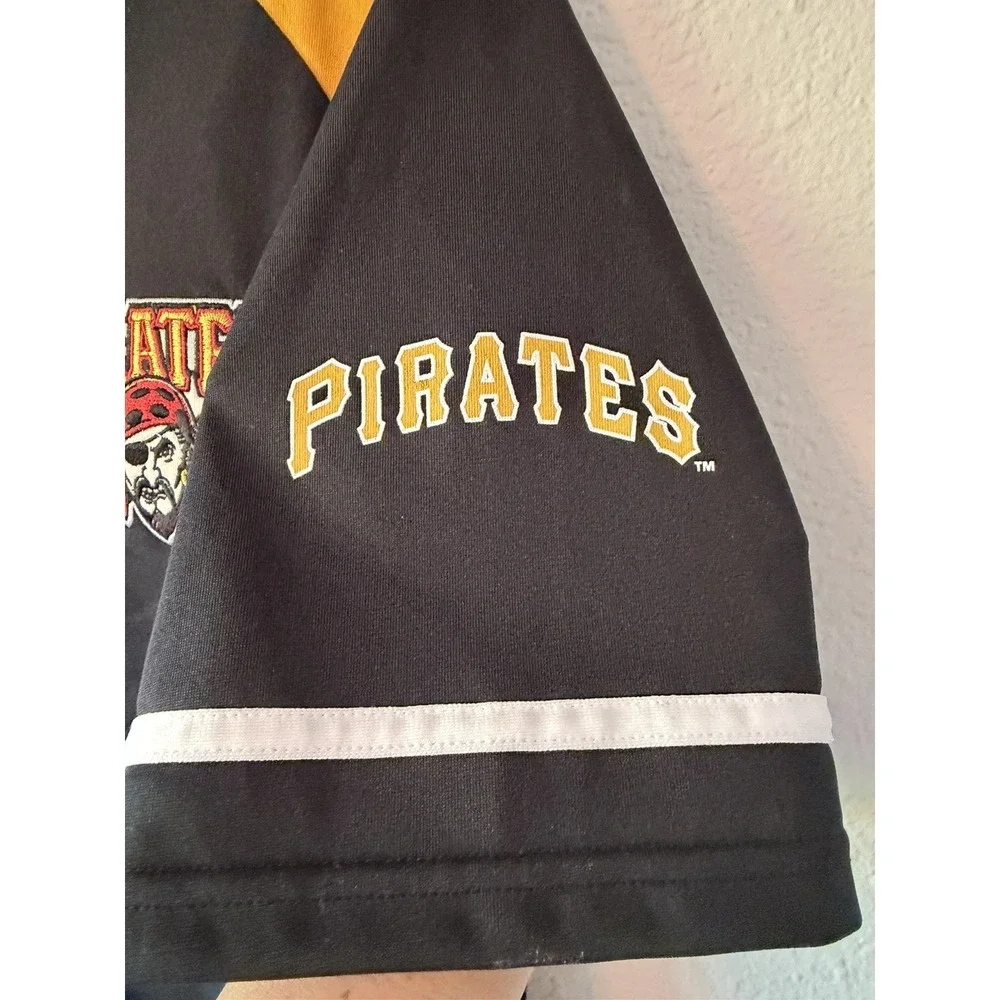 Pittsburgh Pirates Jersey Adidas‎ Boys Size XL (18-20) Black Genuine Merchandise